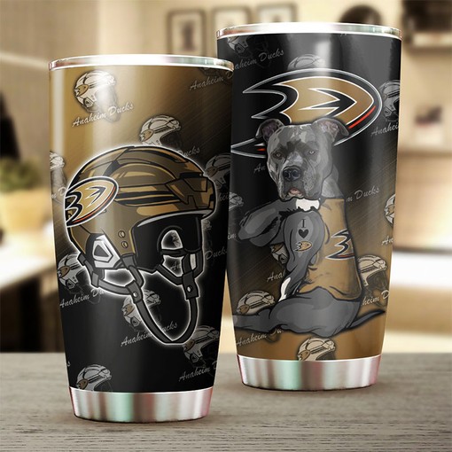 Anaheim Ducks NHL Tumbler - Have Fun with Funny Dog Design