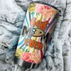 Anaheim Ducks NHL Tumbler - The Perfect Combination of Flowers and Mom