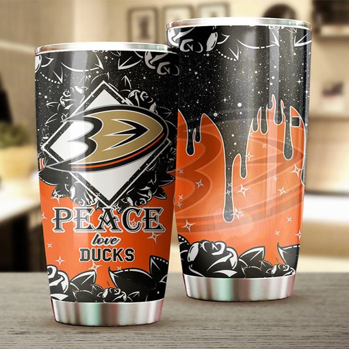 Anaheim Ducks NHL Tumbler with Patriotic Motif - Perfect for Fans - Image 2