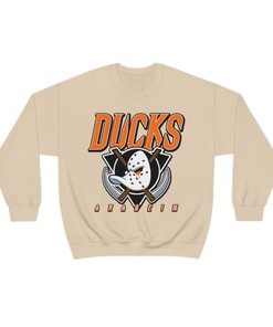 Anaheim Mighty Ducks HALLOWEEN Retro NHL Hoodie Sweatshirt - Tee for Die-Hard Fans