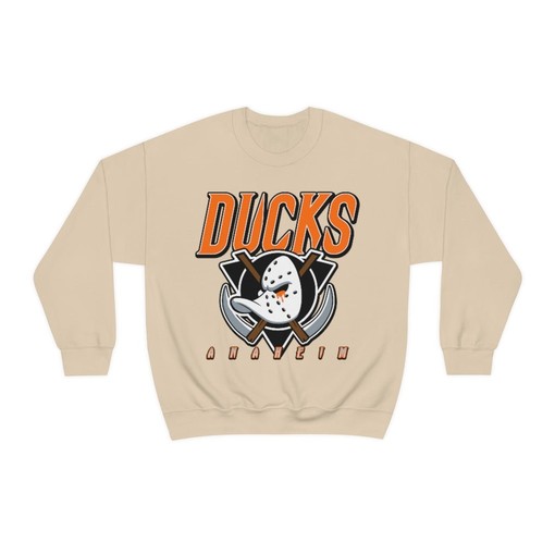 Anaheim Mighty Ducks HALLOWEEN Retro NHL Hoodie Sweatshirt - Tee for Die-Hard Fans