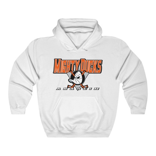 Anaheim Mighty Ducks Orange County Vintage NHL Sport Shirt - Heavyweight Hoodie Sweatshirt - Image 2