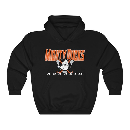 Anaheim Mighty Ducks Orange County Vintage NHL Sport Shirt - Heavyweight Hoodie Sweatshirt - Image 3