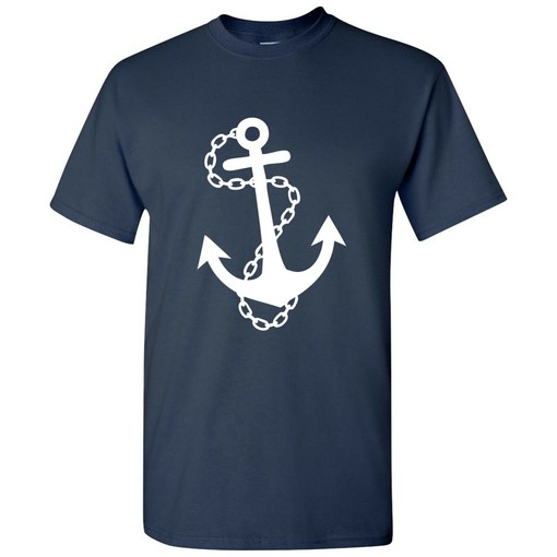 Anchor Basic Shirt Sweatshirt Pullover Hoodie - Wear with NCAA Shirts