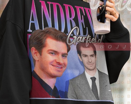 Andrew Garfield Homage Sweater, Andrew Garfield Fan Tees, Andrew Garfield Merch Gift for Movie Fans - Image 4
