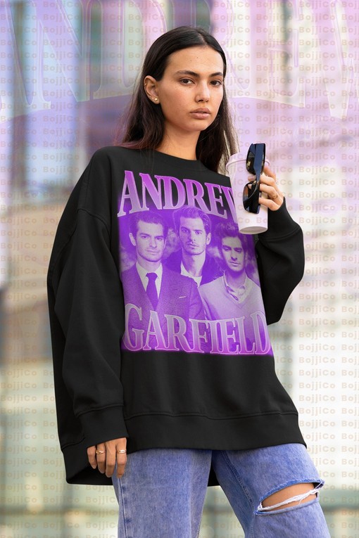 Andrew Garfield Homage Sweatshirt, Andrew Garfield Fan Tees, Andrew Garfield Merch Gift for Movie Fans