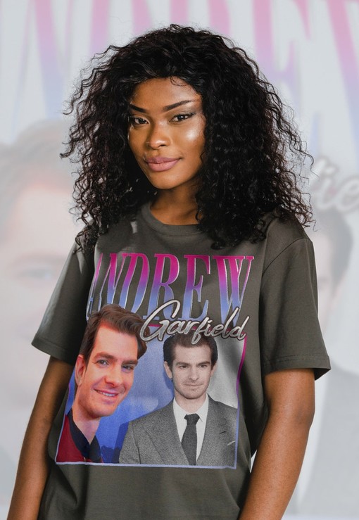 Andrew Garfield Homage Tshirt, Andrew Garfield Merch Gift, Classic Movie T Shirts for Movie Fans