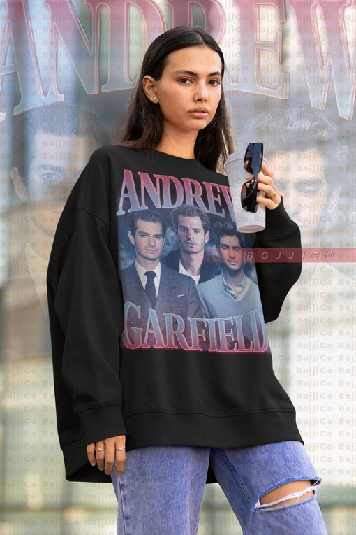 Andrew Garfield Tribute Sweater, Andrew Garfield Homage Sweatshirt, Andrew Garfield Merch Gift for Movie Fans