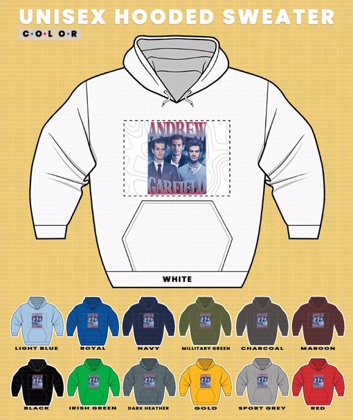 Andrew Garfield Tribute Sweater, Andrew Garfield Homage Sweatshirt, Andrew Garfield Merch Gift for Movie Fans - Image 2