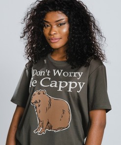 Animal Lover Unisex Movie Shirt with Don't Worry Be Gappy Quote