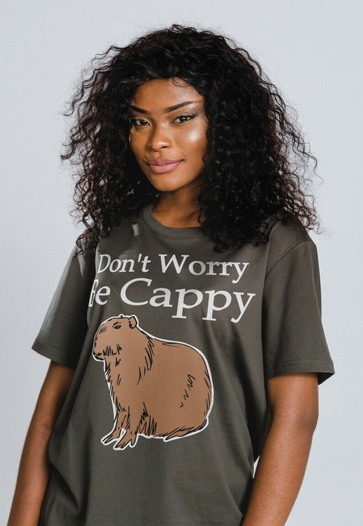 Animal Lover Unisex Movie Shirt with Don't Worry Be Gappy Quote
