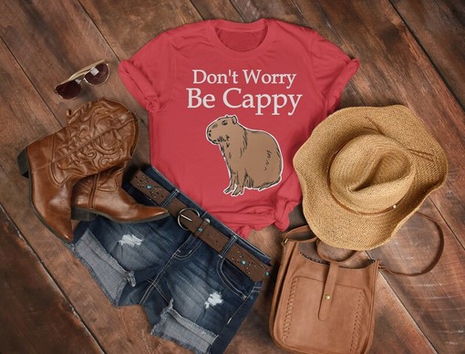 Animal Lover Unisex Movie Shirt with Don't Worry Be Gappy Quote - Image 3