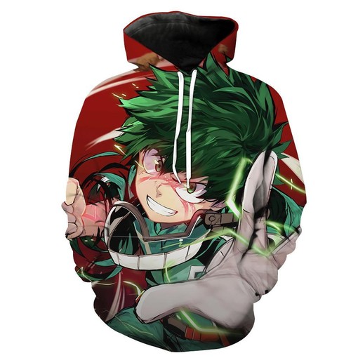 Anime Lover's All Over Print My Hero Academia Hoodie 3D for Cosplay