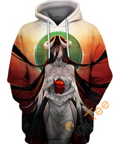 Anime Universe Of Albedo 3D Printed All Over Custom Hoodie