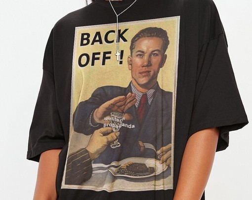 Anti Propaganda Shirt with Defund the Mainstream Media Shirt and Smiley Shirt Quote, Awake Not Woke Shirt - Image 2