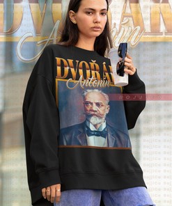 AntonÃ­n DvoÅ™Ã¡k Classical Music Artist Sweatshirt - Minimalist Movie Shirts for Music Lovers