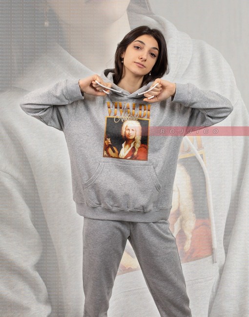 Antonio Vivaldi Classical Music Artist Sweatshirt, WINTER Lucio Vivaldi Impresario Shirt, Virtuoso Violinist - Image 2