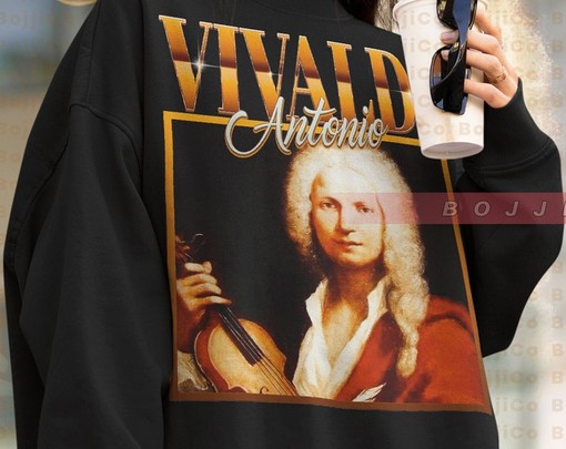 Antonio Vivaldi Classical Music Artist Sweatshirt, WINTER Lucio Vivaldi Impresario Shirt, Virtuoso Violinist - Image 4