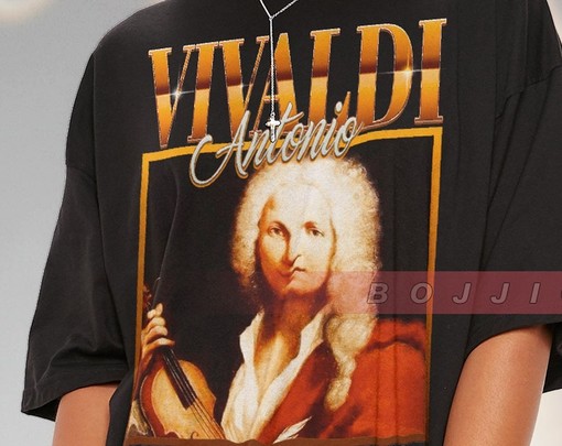 Antonio Vivaldi Classical Music Artist Tshirt, STORM Baroque Composer, Virtuoso Violinist Shirt - Image 2