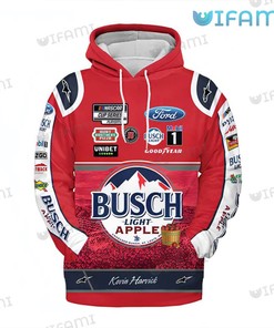 Apple Kevin Harvick All Over Print 3D Hoodie for Men - Beer Lovers Gift