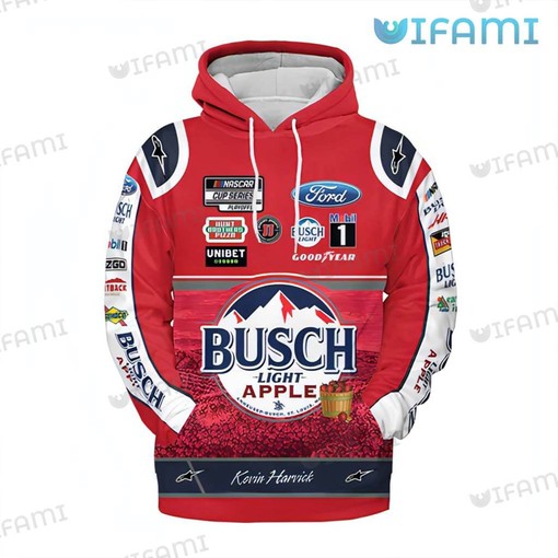 Apple Kevin Harvick All Over Print 3D Hoodie for Men - Beer Lovers Gift