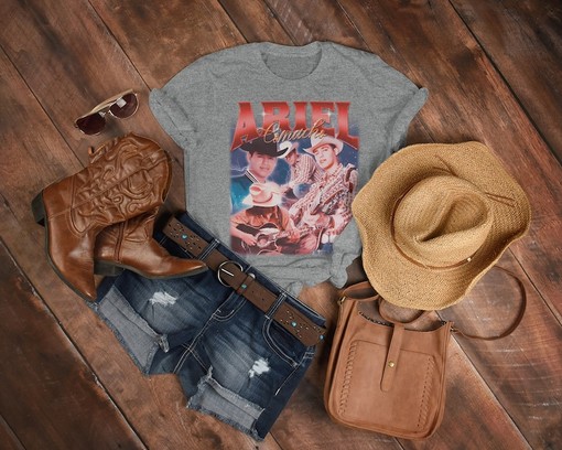 Ariel Camacho Retro Shirt, Vintage Tee, Mexican Corridos Homage T-Shirt - Image 3