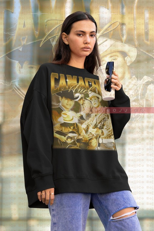 Ariel Camacho Vintage Sweatshirt, Mexican Corridos Homage Sweater, Retro Saul Viera Shirt