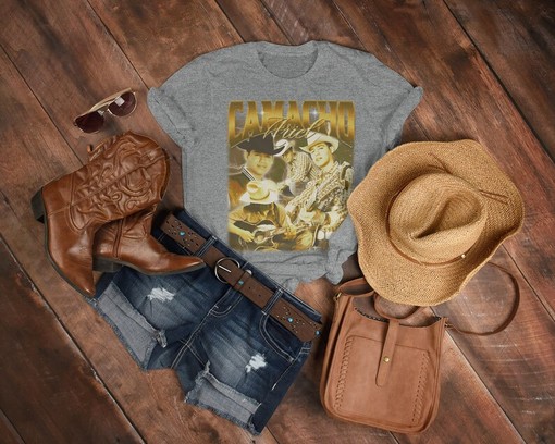 Ariel Camacho Vintage T-shirt - Mexican Corridos Retro 90s Shirt - Valentin Elizalde Fan Tee - Image 3
