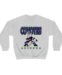 Arizona Coyotes HALLOWEEN Retro NHL Hoodie Sweatshirt - Tee for Die-Hard Fans