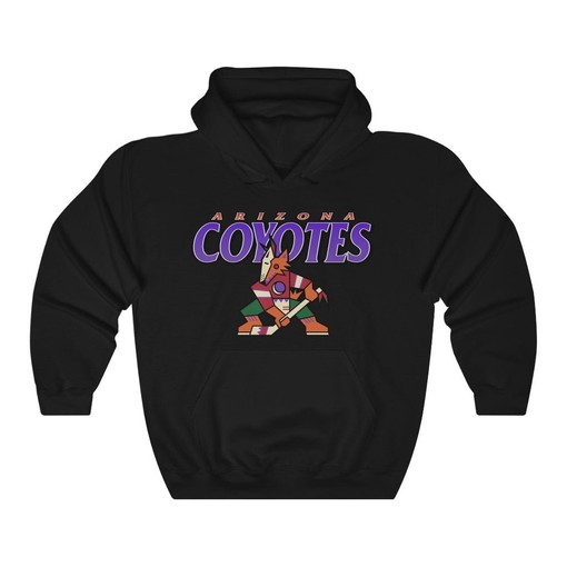 Arizona Coyotes Kachina Vintage 90's NHL Sport Shirt - Heavyweight Hoodie Sweatshirt for Hockey Lovers