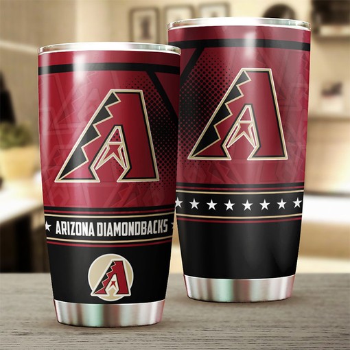 Arizona Diamondbacks Awesome Design Personalized Tumbler - Sports Tumbler 20oz - Image 2
