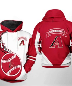 Arizona Diamondbacks Classic Full Size Print 3D Hoodie