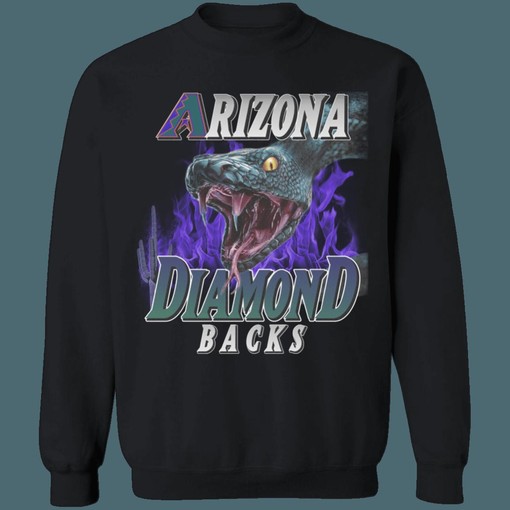 Arizona Diamondbacks DBACKS Snake Vintage MLB Hoodie Sweatshirt - Ideal for Baseball Lovers - Image 2