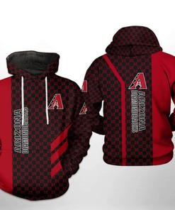 Arizona Diamondbacks MLB All Over Print Zipper Hoodie with 3D Design