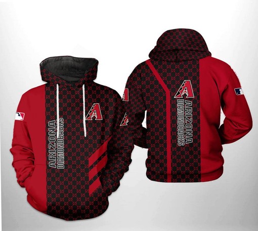 Arizona Diamondbacks MLB All Over Print Zipper Hoodie with 3D Design
