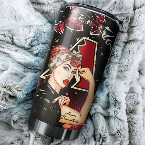 Arizona Diamondbacks MLB Tumbler - The Strongest Best Mom Ever Gift for Baseball-loving Moms with Custom MLB Logo - Image 2