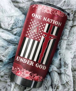 Arizona Diamondbacks MLB Tumbler with One Nation Under God Design - Perfect Tumbler for D-backs Fans