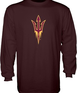 Arizona State Long Sleeve T-Shirt Black Icon - Perfect for All NCAA Fans