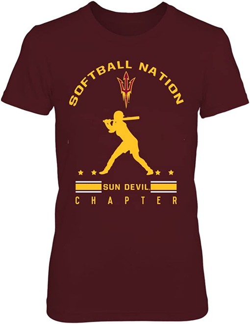 Arizona State Softball Nation Sun Devil Chapter T-Shirt