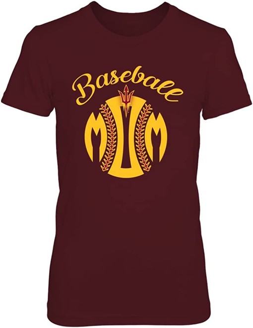 Arizona State Sun Devils Shirt - Baseball Mom, Perfect for NCAA Fans