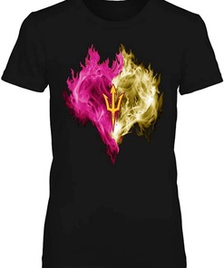 Arizona State Sun Devils Shirt - Ice Heart Statement, Great for NCAA Fans