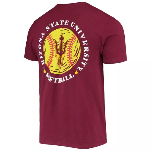 Arizona State Sun Devils Softball Seal T-Shirt - Perfect Gift for NCAA Fans