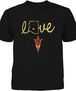 Arizona State Sun Devils State Love Cactus T-Shirt