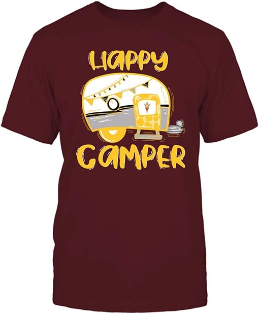 Arizona State Sun Devils T-Shirt - Camping Car, a Must-Have for All NCAA Fans