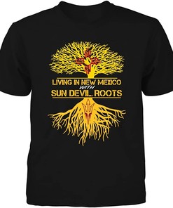 Arizona State Sun Devils Vintage T-Shirt - Living Roots in New Mexico NCAA Tee