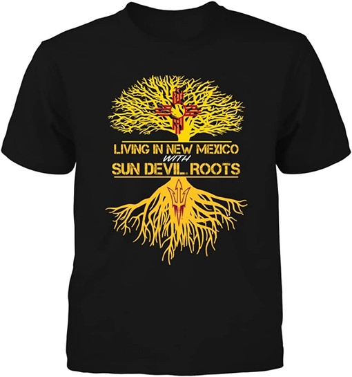 Arizona State Sun Devils Vintage T-Shirt - Living Roots in New Mexico NCAA Tee