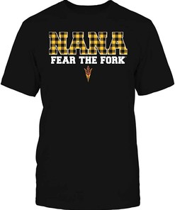 Arizona State Sun Devils Vintage T-Shirt - Nana Checkered Pattern NCAA Tee