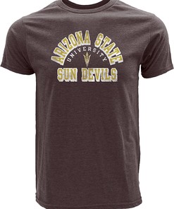 Arizona State T Shirt Heathered Team Color - For All the NCAA Fans Out There