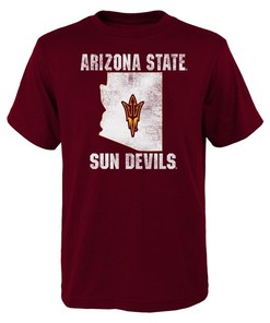 Arizona State University Boys 4-18 Tee - Full Size Gifts for NCAA Fans