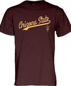 Arizona State University Cursive T-Shirt, ASU Hoodie, Sweatshirt - Great Gift for NCAA Fans